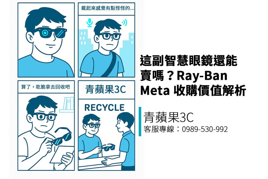 Ray-Ban Meta 是結合時尚與科技的智慧眼鏡，有哪些功能？能不能賣？收購價格怎麼看？本文一次解答。